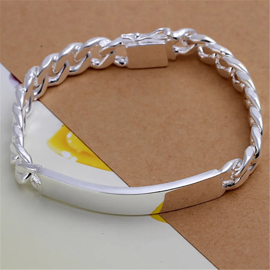  sterling silver chain bracelet