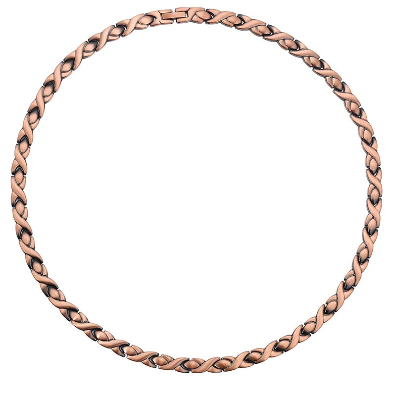 Ultra Strength Copper Magnetic Therapy Necklace  For Men