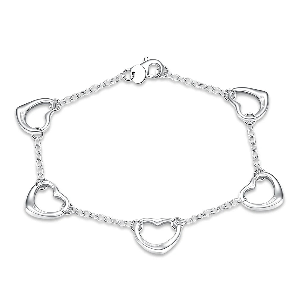 twisted rope silver bracelet